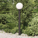 vidaXL oszloplámpa 120 cm fekete IP44