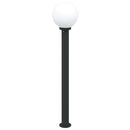vidaXL oszloplámpa 120 cm fekete IP44