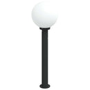 vidaXL szenzoros oszloplámpa 80 cm fekete IP44