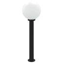 vidaXL szenzoros oszloplámpa 80 cm fekete IP44