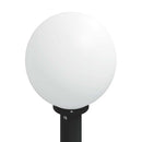 vidaXL 3 db fekete 80 cm oszloplámpa konnektorral IP44
