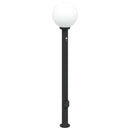 vidaXL szenzoros fali tartóoszlop lámpa 120 cm fekete IP44
