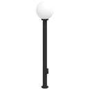 vidaXL szenzoros fali tartóoszlop lámpa 120 cm fekete IP44