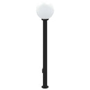 vidaXL szenzoros fali tartóoszlop lámpa 120 cm fekete IP44
