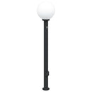 vidaXL 3 db szenzoros fekete oszlop alakú lámpa 120 cm IP44