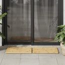 vidaXL 2 db bambusz fürdőszőnyeg 50 x 35 cm