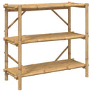 vidaXL 3 szintes bambusz polc 100 x 40 x 90 cm