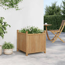 vidaXL bambusz virágtartó 50 x 50 x 50 cm