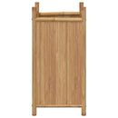 vidaXL bambusz virágtartó 40 x 40 x 80 cm