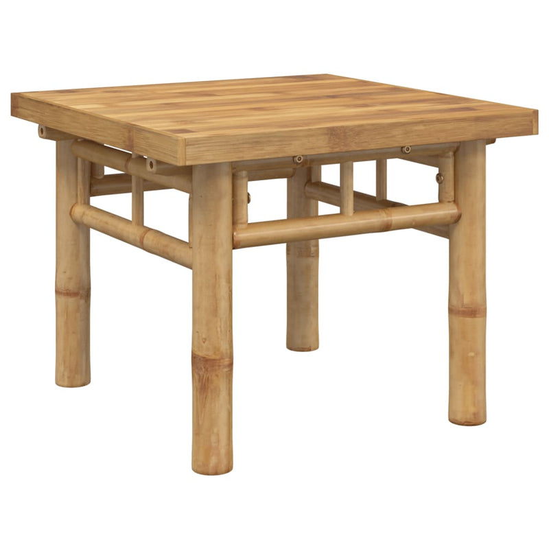 vidaXL bambusz dohányzóasztal 45 x 45 x 35 cm