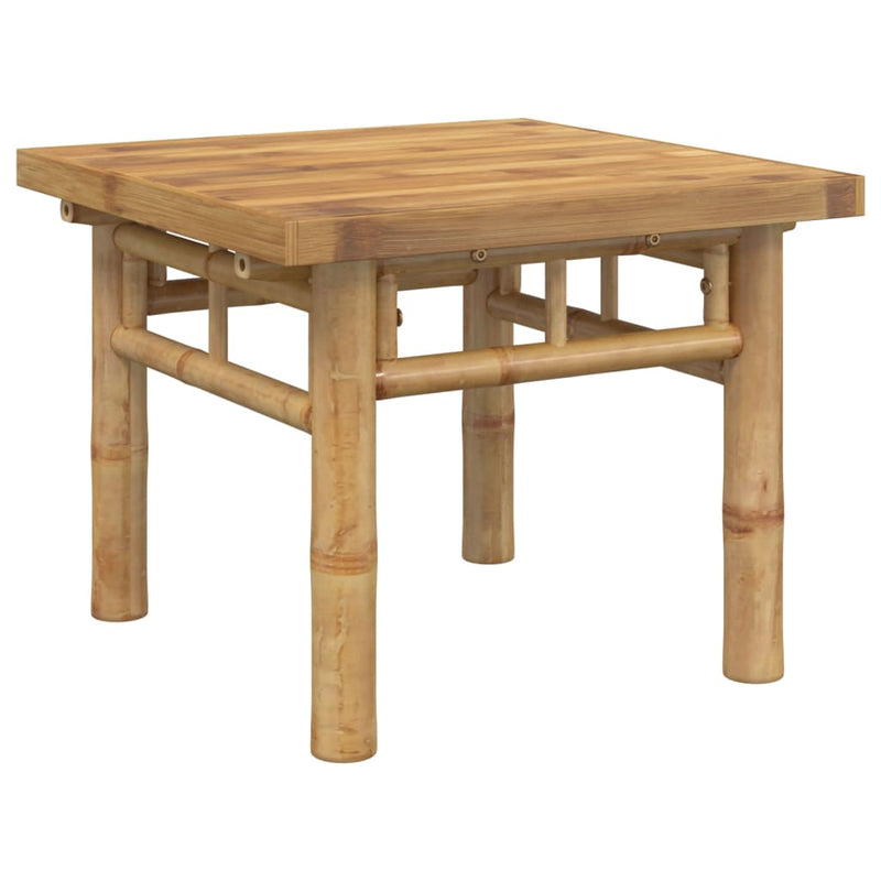 vidaXL bambusz dohányzóasztal 45 x 45 x 35 cm