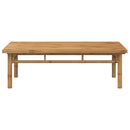vidaXL bambusz dohányzóasztal 110 x 55 x 35 cm