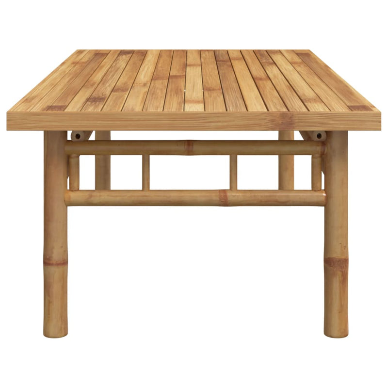 vidaXL bambusz dohányzóasztal 110 x 55 x 35 cm