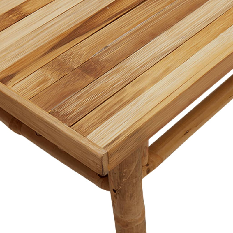 vidaXL bambusz dohányzóasztal 110 x 55 x 35 cm