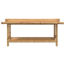 vidaXL bambusz dohányzóasztal 110x55x45 cm