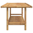 vidaXL bambusz dohányzóasztal 110x55x45 cm