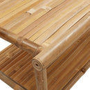 vidaXL bambusz dohányzóasztal 110x55x45 cm