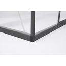 vidaXL antracitszürke alumínium melegház alapvázzal 224x169x202 cm