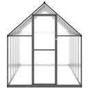 vidaXL antracitszürke alumínium melegház alapvázzal 334x169x195 cm