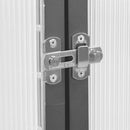 vidaXL antracitszürke alumínium melegház alapvázzal 334x169x195 cm