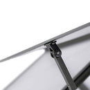 vidaXL antracitszürke alumínium melegház alapvázzal 334x169x195 cm