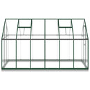 vidaXL zöld alumínium melegház alapvázzal 334x169x202 cm
