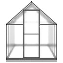 vidaXL antracitszürke alumínium melegház alapvázzal 334x169x202 cm