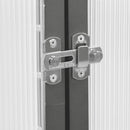 vidaXL antracitszürke alumínium melegház alapvázzal 334x169x202 cm