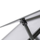 vidaXL antracitszürke alumínium melegház alapvázzal 334x169x202 cm