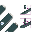 vidaXL zöld alumínium melegház alapvázzal 445x169x195 cm