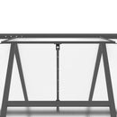 vidaXL antracitszürke alumínium melegház alapvázzal 445x169x195 cm