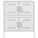 vidaXL fehér acél tálalószekrény 68 x 39 x 79 cm