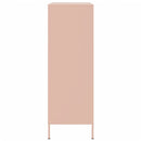 vidaXL rózsaszín acél magasszekrény 68 x 39 x 113 cm