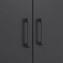 vidaXL fekete acél magasszekrény 68 x 39 x 113 cm