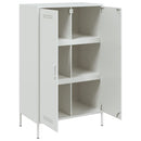 vidaXL fehér acél magasszekrény 68 x 39 x 113 cm