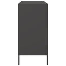 vidaXL fekete acél tálalószekrény 68 x 39 x 79 cm