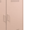 vidaXL rózsaszín acél tálalószekrény 68 x 39 x 79 cm