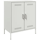 vidaXL fehér acél tálalószekrény 68 x 39 x 79 cm