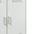 vidaXL fehér acél tálalószekrény 68 x 39 x 79 cm