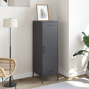 vidaXL antracitszürke acél magasszekrény 36 x 39 x 113 cm