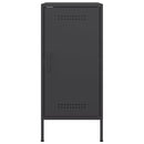 vidaXL fekete acél tálalószekrény 36 x 39 x 79 cm