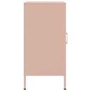 vidaXL rózsaszín acél tálalószekrény 36 x 39 x 79 cm