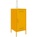 vidaXL 2 db mustársárga acél tálalószekrény 36 x 39 x 79 cm
