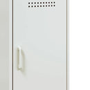 vidaXL 2 db fehér acél tálalószekrény 36 x 39 x 79 cm