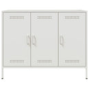 vidaXL fehér acél tálalószekrény 100,5 x 39 x 79 cm