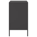 vidaXL 2 db fekete acél éjjeliszekrény 36 x 39 x 68 cm