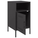 vidaXL 2 db fekete acél éjjeliszekrény 36 x 39 x 68 cm