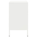 vidaXL fehér acél éjjeliszekrény 36 x 39 x 68 cm