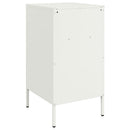 vidaXL 2 db fehér acél éjjeliszekrény 36 x 39 x 68 cm