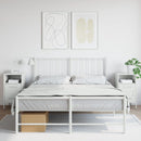 vidaXL 2 db fehér acél éjjeliszekrény 36 x 39 x 68 cm